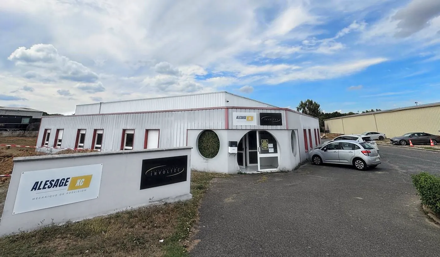 Façade de l'atelier Alésage XC — 5 rue des Champarts, 77820 Le Châtelet-en-Brie (77), sous-traitance mécanique de précision