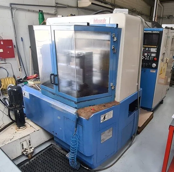 Centre d'usinage horizontal MAZAK H400 et sa commande numérique MAZATROL CAM M-2 — atelier Alésage XC, Le Châtelet-en-Brie (77)