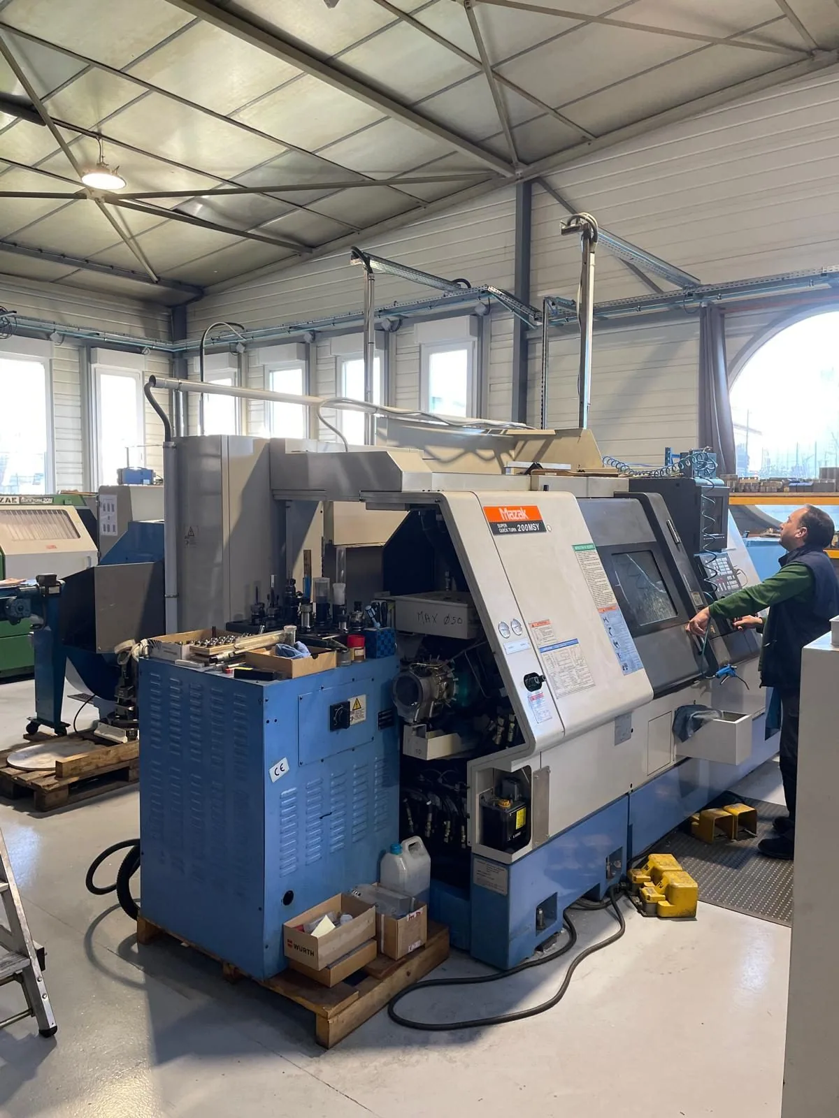 Tour CNC multifonctions MAZAK SQT 200 MSY — atelier Alésage XC, Le Châtelet-en-Brie (77)