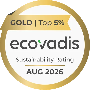 Médaille Or EcoVadis 2026 — Alésage XC, top 5 % des entreprises évaluées